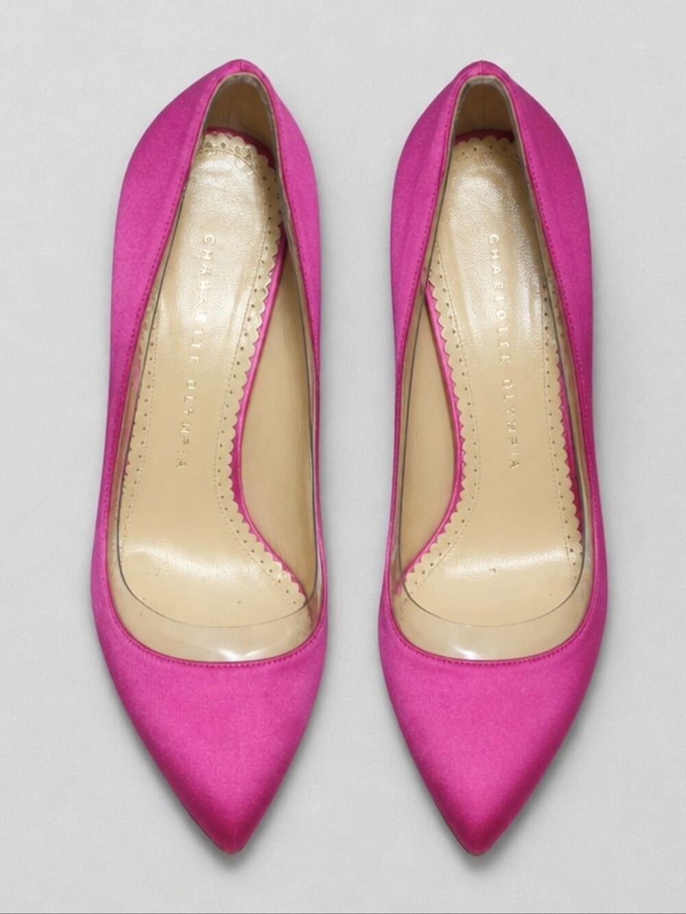 Charlotte Olympia Satin Pumps
